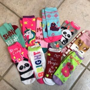 Bundle of 10 pairs of Justice socks